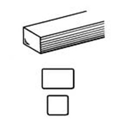 3M Unitek Stainless Steel Straight Length Archwire 253-622, Permachrome Resilient, .016x.022, 10-Pack