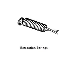 3M Unitek Hi-T II SS Coil Retraction Spring, .008 in. Wire Diameter, .036 in. Arbor Diameter, Open-Space Wound, 1-Pack