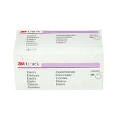 3M Unitek Latex Elastics, Medium-Light 3 1/2 Oz 3/8", Will