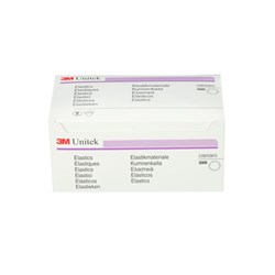 3M Unitek Latex Elastics, Medium-Light 3 1/2 Oz 3/4", Hal