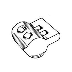 3M AlastiK Rotation Wedge, Labial, 406-043, 100-Pack