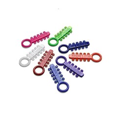 3M AlastiK Easy-To-Tie Ligatures, Smoke, 406-872, 1000-Pack (100 Sticks/Pk)