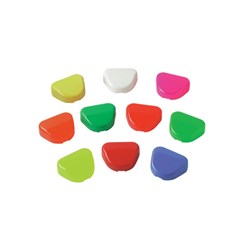 3M Unitek 450-121 Molded Retainer Box Assorted Colors (except Black/Purple), 10-Pack