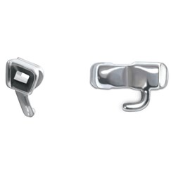 3M Unitek Victory Series Funneled BuccalTube APC PLUS MBT Single NonConvert Bond LR6 -20T/0 Off 4.6 mm Hk .022, 4-Pack