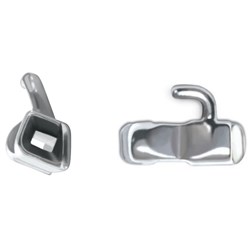 3M Unitek Victory Series Funneled BuccalTube APC PLUS MBT Single NonConvert Bond UR7 -19T/10 Off 4.6 mm Hk .022, 4-Pack