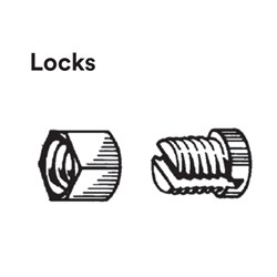 3M Unitek Gurin Lock, 560-300, For Archwire .028/.036 in, 1-Pack