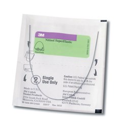 3M Unitek 9293-818 SmartClip Dimpled Nitinol Super-Elastic OrthoForm III Ovoid L .014x.025 U/Use, 10-Pack