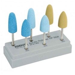 Ainsworth Edenta Acrylic Polisher HP Blue Set