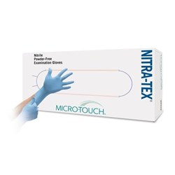 Ansell Gloves - Microtouch NitraTex EP - Nitrile - Non-Sterile - Powder Free - Small, 100-Pack