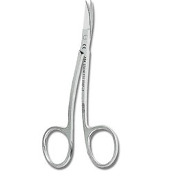 ASA Dental Gum Scissors - La Grange - #1 - Curved One Blade Serrated - 10.5cm