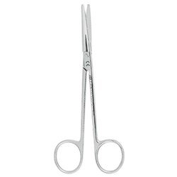ASA Dental Scissors - Surgical Metzenbaum - #2 - Curved - 14.5cm