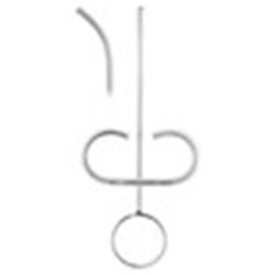 ASA Dental Amalgam Carrier for Retrograds - Curved - 1.8mm - 13 cm