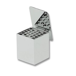 ASA Dental Cotton Pellet Dispenser - Stainless Steel - 40 x 40 x 50mm