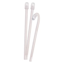 ASA Dental Saliva Ejectors - Total Comfort - Clear with Clear Tip - 155mm, 1000-Pack
