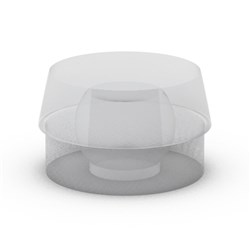 White Nylon Insert Standard Retention Pack of 2