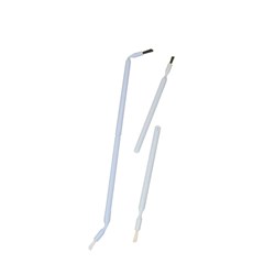 Centrix Benda Micro Applicator - Double Ended - Regular Point, Black and White Bristles - Snap Handle - Blue, 200-Pack