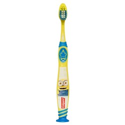 Colgate Kids Manual Toothbrush - with Tongue Cleaner - Minions - 6+ Years - Extra Soft Bristles, 8-Pack