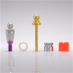 CNLGBall abutment set D 4.3 GH 1.5