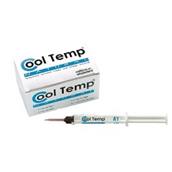 Coltene Cool Temp Natural - Temporary Crown and Bridge - Shade A1 - 5ml Automix Syringe, 2-Pack and 8 Mixing Tips