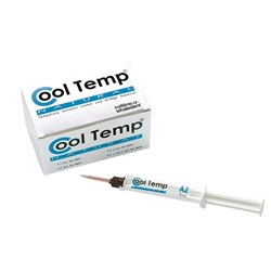 Coltene Cool Temp Natural - Temporary Crown and Bridge - Shade A2 - 5ml Automix Syringe, 2-Pack and 8 Mixing Tips