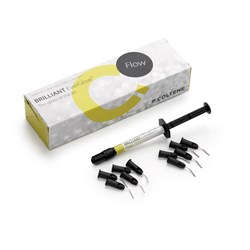 Coltene Brilliant EverGlow Flow - Flowable Composite - Shade A2/B2 - 2g Syringe, 1-Pack and 10 Needle Tips