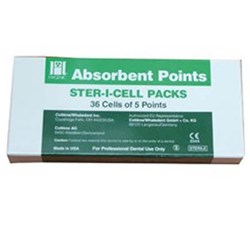 Coltene HYGENIC Paper Points - Sterile Cell Pack - Size 20, 180-Pack