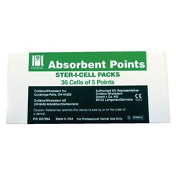 Coltene HYGENIC Paper Points - Sterile Cell Pack - Size 45, 180-Pack