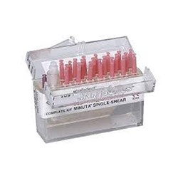 Coltene TMS Link Self-Threading Pins - Regular Single Shear - Diameter .675mm - Gold, 20-Pack