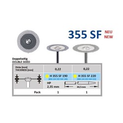 Horico Diamond Disc - 355SF 220 - Superdiaflex - Rigid - Super-Fine - Straight (HP), 1-Pack