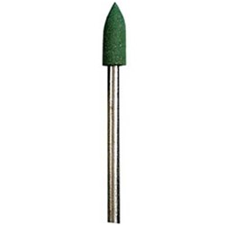 Dedeco Abrasive Midgets - Shape 138 - Green - Fast Polishing - Straight (HP), 12-Pack