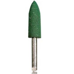 Dedeco Abrasive Midgets - Shape 15 - Green - Fast Polishing - Slow Speed, Right Angle (RA), 12-Pack