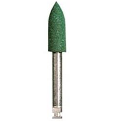 Dedeco Abrasive Midgets - Shape 138 - Green - Fast Polishing - Slow Speed, Right Angle (RA), 12-Pack
