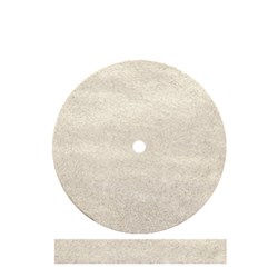 Dedeco Rubber Wheels - White - Flexies UltraFine - 22mm x3.1mm, 100-Pack