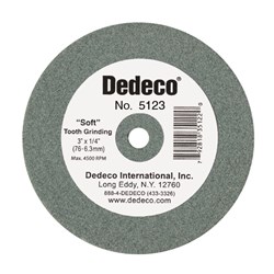 Dedeco Lathe Wheel - Green Soft for fast grinding 76 x 9.5mm