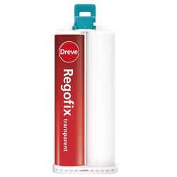 Dreve Regofix - Bite Registration Material - Shade Transparent - 50ml Cartridges, 2-Pack and Tips