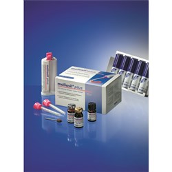 Detax Dental Mollosil Plus - Long-Term Soft Relining Material - Standard Pack Automix - 50ml Cartridge and Accessories