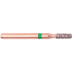 Komet DIAO Diamond Bur - KP6835KR-016 - Cylinder Round Edge - High Speed, Friction Grip (FG), 5-Pack