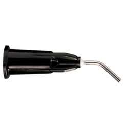 DMG Luer-Lock Tips - Bent - Black - EcuSphere Flow, 60-Pack