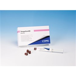 DMG TempoCem NE - Non-Eugenol Temporary Luting Cement - 11g Smartmix Syringe, 2-Pack and 20-Pack SmartMix Tips