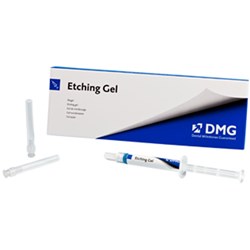 DMG Etching Gel - 37% Phosphoric Acid - Blue - 2ml Syringe, 2-Pack