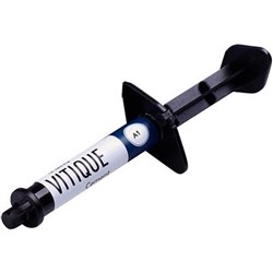 DMG Vitique - Resin-Based Luting Cement - Shade A1 - 6g Syringe, 1-Pack and 10 tips
