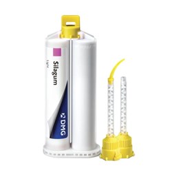 DMG SilaGum - Light - 50ml Cartridge, 2-Pack with 12 AutoMix Tips and 12 Intraoral Tips
