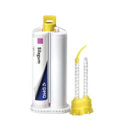 DMG SilaGum - Light Fast - 50ml Cartridge, 2-Pack with 12 AutoMix Tips and 12 Intraoral Tips