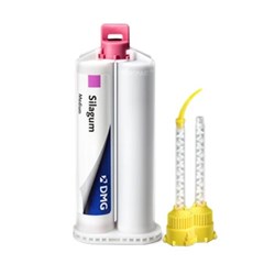 DMG SilaGum - Medium - 50ml Cartridge, 2-Pack with 12 AutoMix Tips and 12 Intraoral Tips