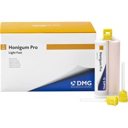 DMG HoniGum Pro - Light Fast - 50ml Cartridge, 8-Pack with 40 AutoMix tips