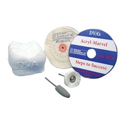 DVA Acryl-Marvel - Polish Intro Kit - 200g bar, 20 Bits and accessories