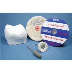 DVA Acryl-Marvel - Polish Combo Kit - 200g bar and 20 Bits