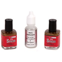 DVA Die Spacer Kit - Gold - 1/2oz, 2-Pack with 1/2oz Thinner