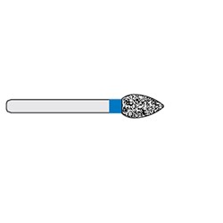 Ecoline Diamond Bur - 368-019 - Bud - High Speed, Friction Grip (FG), 50-Pack