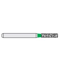 Ecoline Diamond Bur - 836C-014 - Cylinder - Super Coarse - High Speed, Friction Grip (FG), 50-Pack